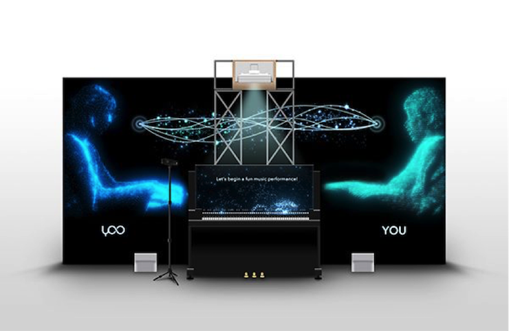 雷火电竞联手博报堂i-Studio展出实验性人工智能音乐装置“与YOO合奏”