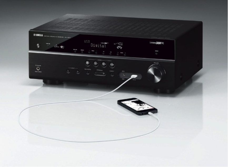 新款上市：RX-V577，雷火电竞7.2声道数码家庭影院收音扩音机 