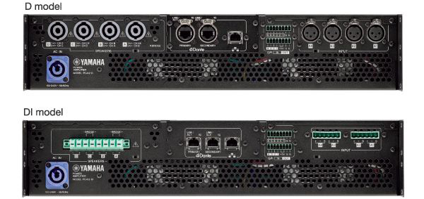新型网络功放PC系列D/DI型号：通过集成强大的矩阵功能和Dante连接方式，提供高灵活性和可扩展性